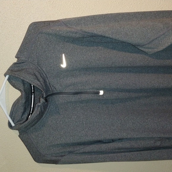 NIKE DRI-FIT RUNNING TOP 1/4 ZIP PULLOVER MEN'S SIZE XXL GRAY - Picture 2 of 7